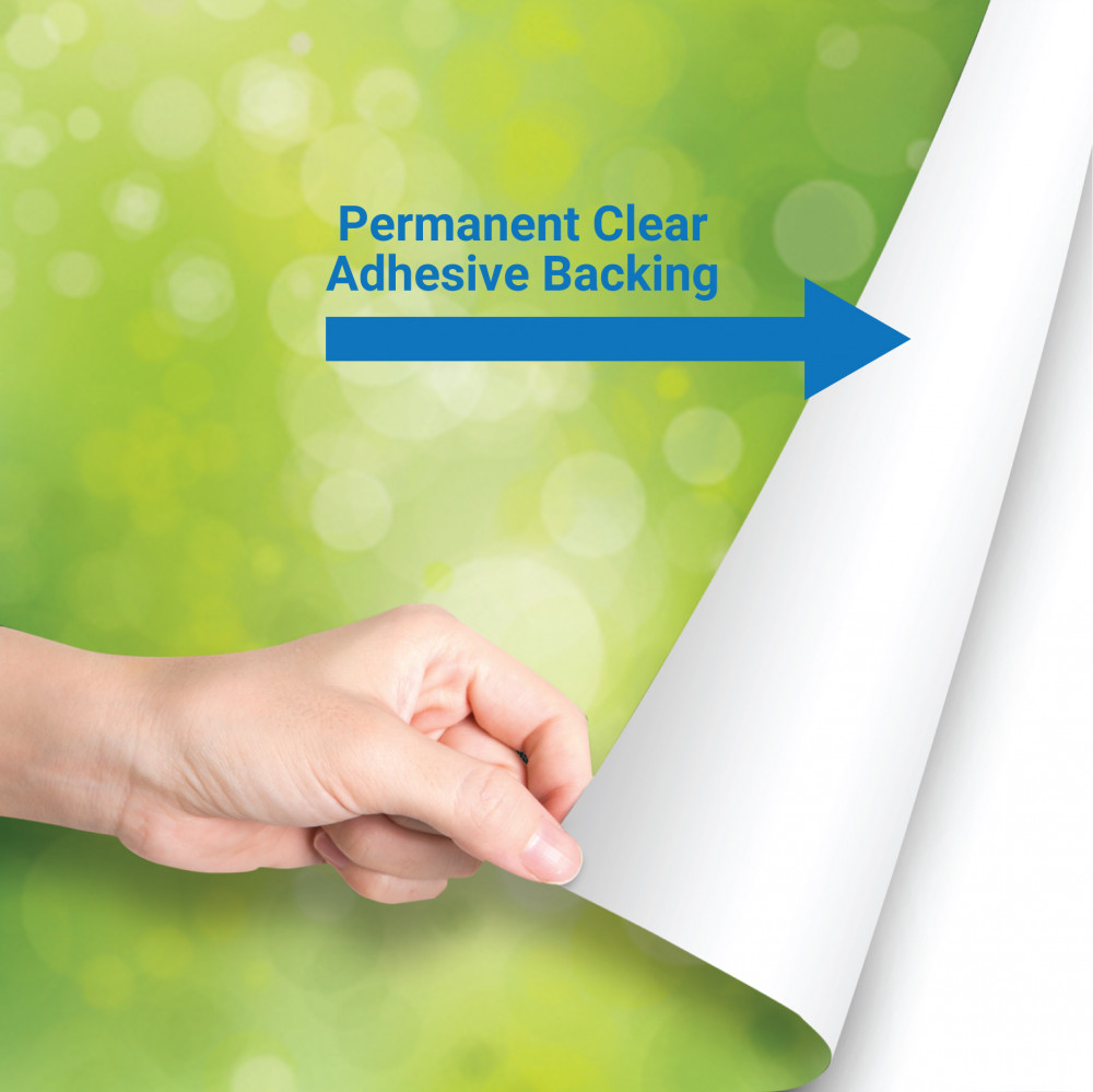 Vinyle blanc adhésif