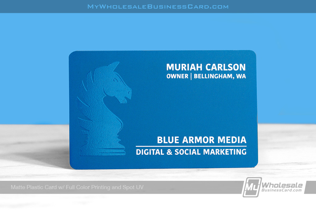 Matte Plastic Business Cards