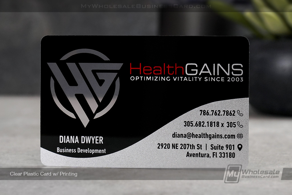 Clear Plastic Business Cards