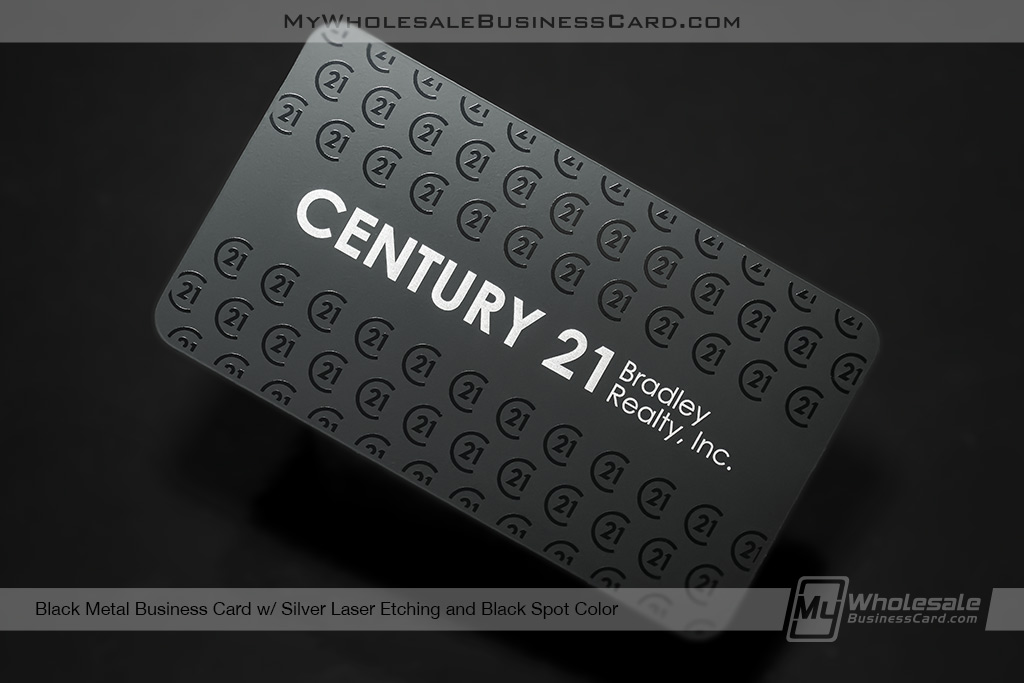 Black Metal Business Cards