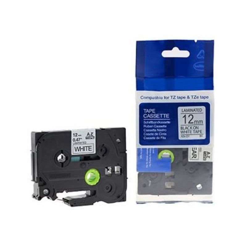 Compatible TZ231-Brother TZ-231 NOIR / BLANC 12 mm