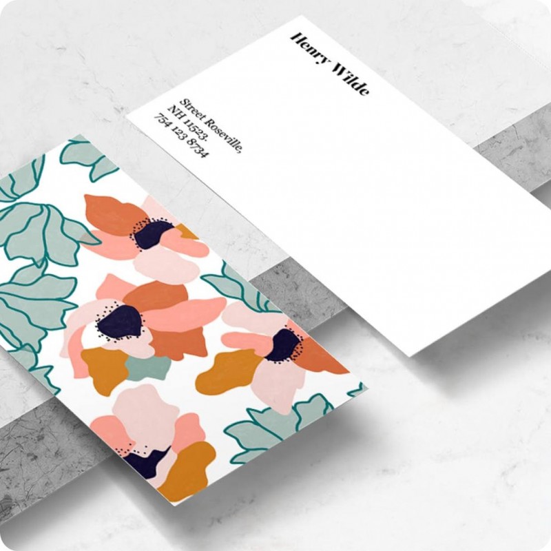 CARTE DE VISITE 100% RECYCLÉE