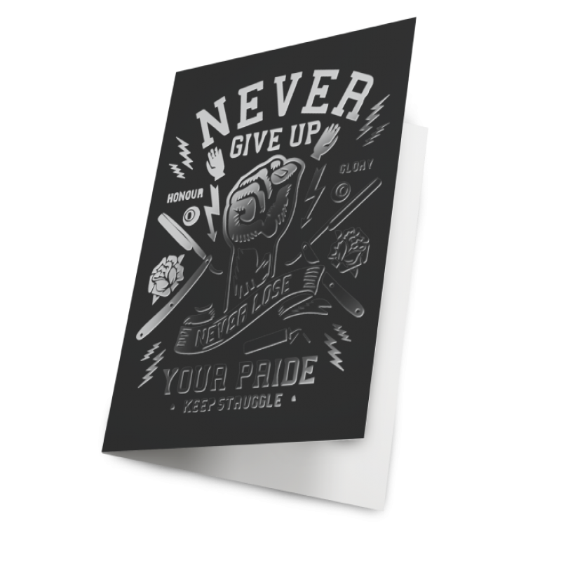 Carte de voeux Spot UV