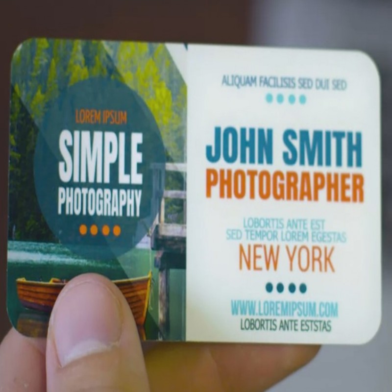 Cartes d'affaires  en aluminium