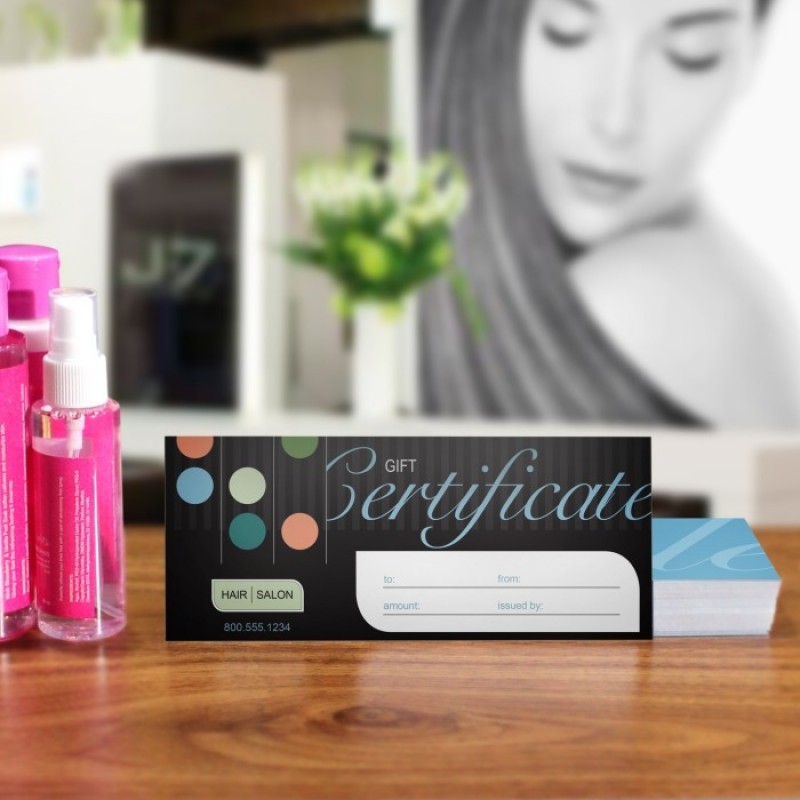 Impression cartes cadeaux et chèques cadeaux Montreal