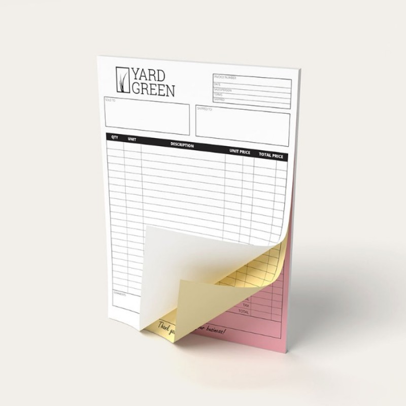 NCR autocopiantes en 2 , 3 ou 4 exemplaires