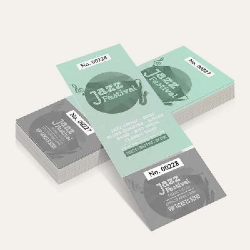  Event Numbered Tickets 