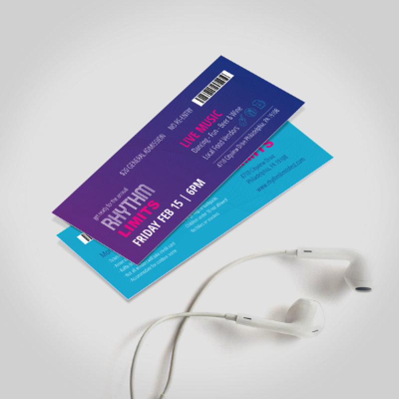 Billets numérotés pour l'événement