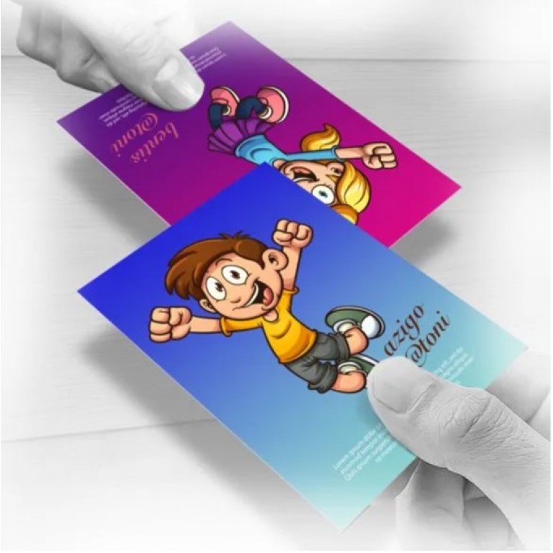 Cartes à Collectionner avec Pelliculage Soft Touch