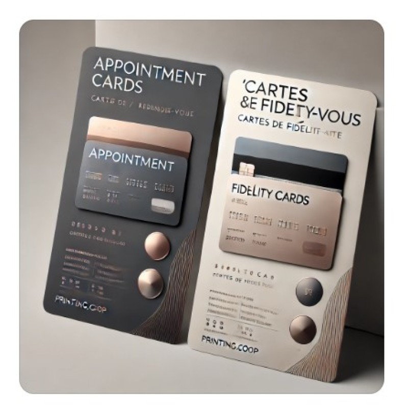 Cartes de rendez-vous et de fidélité
