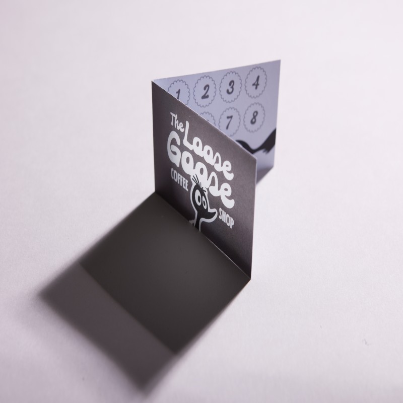 Folded Business Cards