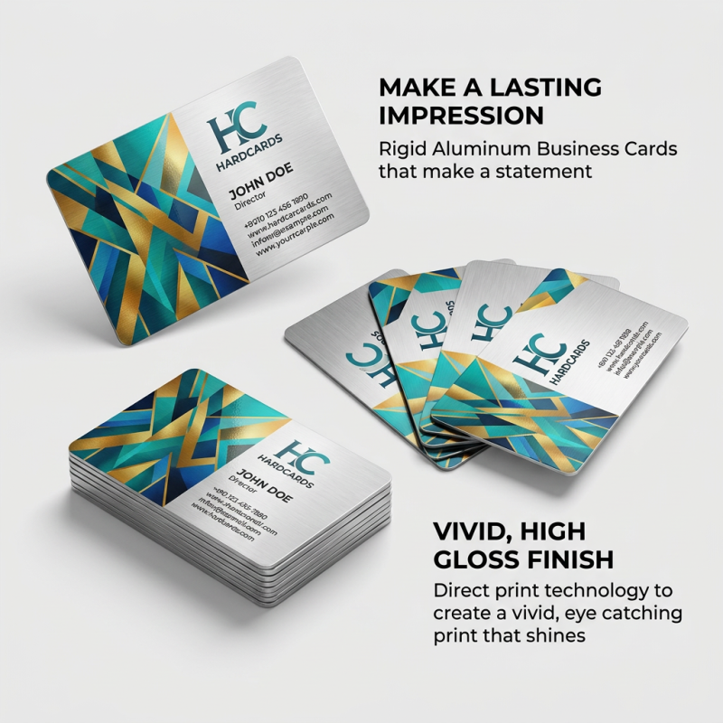 Aluminum Business Cards
