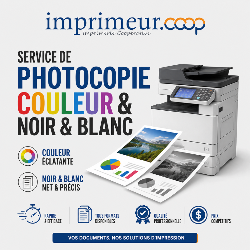 Montreal Color & BW Photocopy service