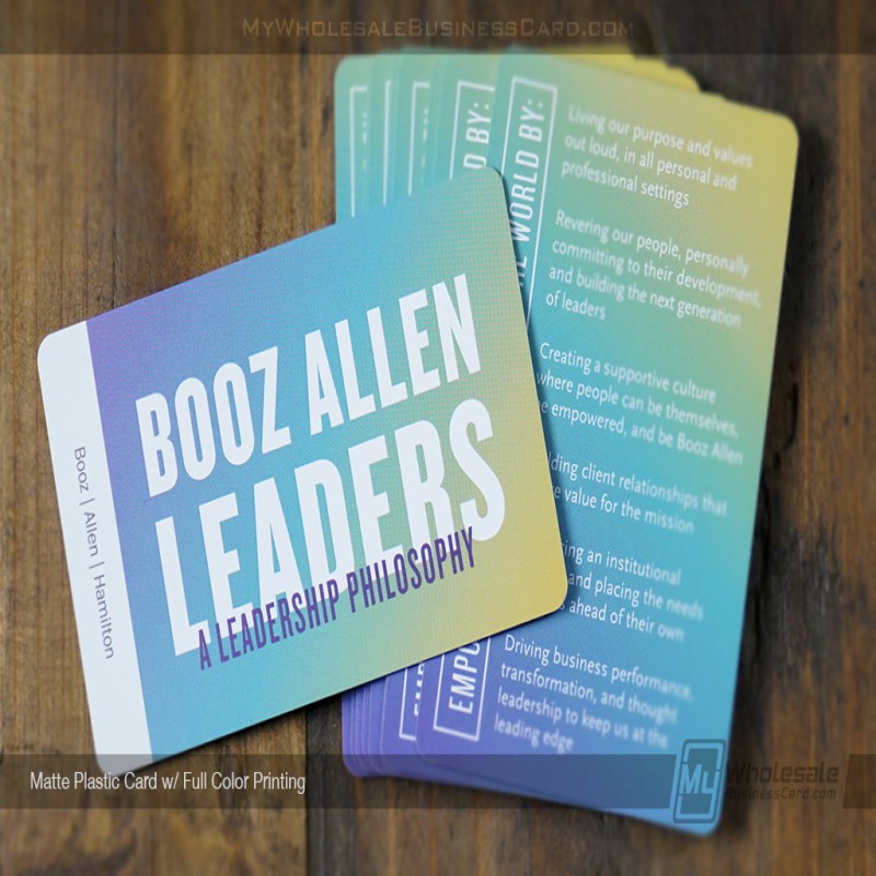 Quick Plastic Business Cards