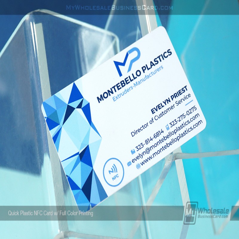 Quick Plastic NFC Business Cards