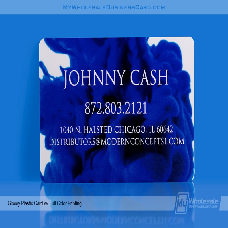 Glossy Plastic Business Cards