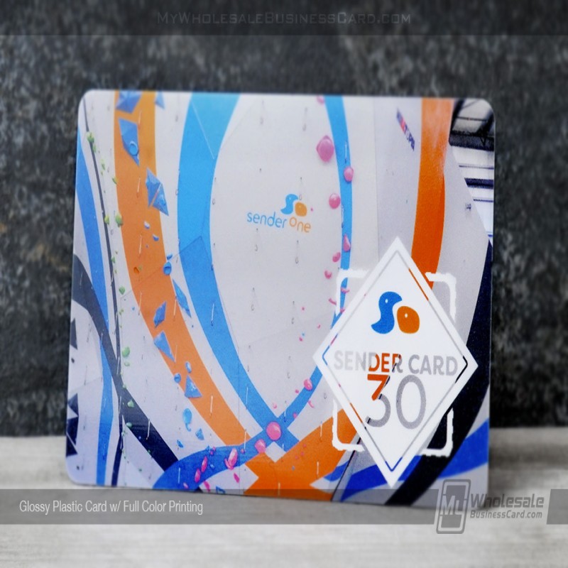 Glossy Plastic Business Cards