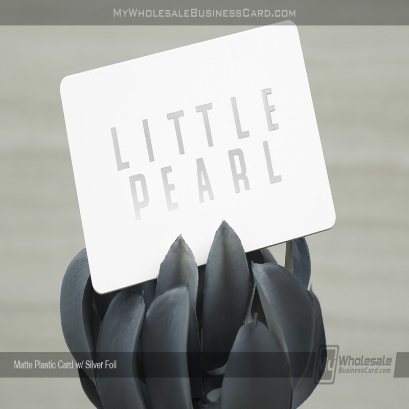 Matte Plastic Business Cards