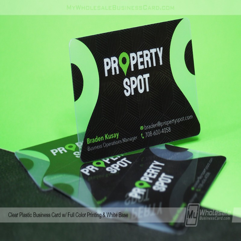 Clear Plastic Business Cards