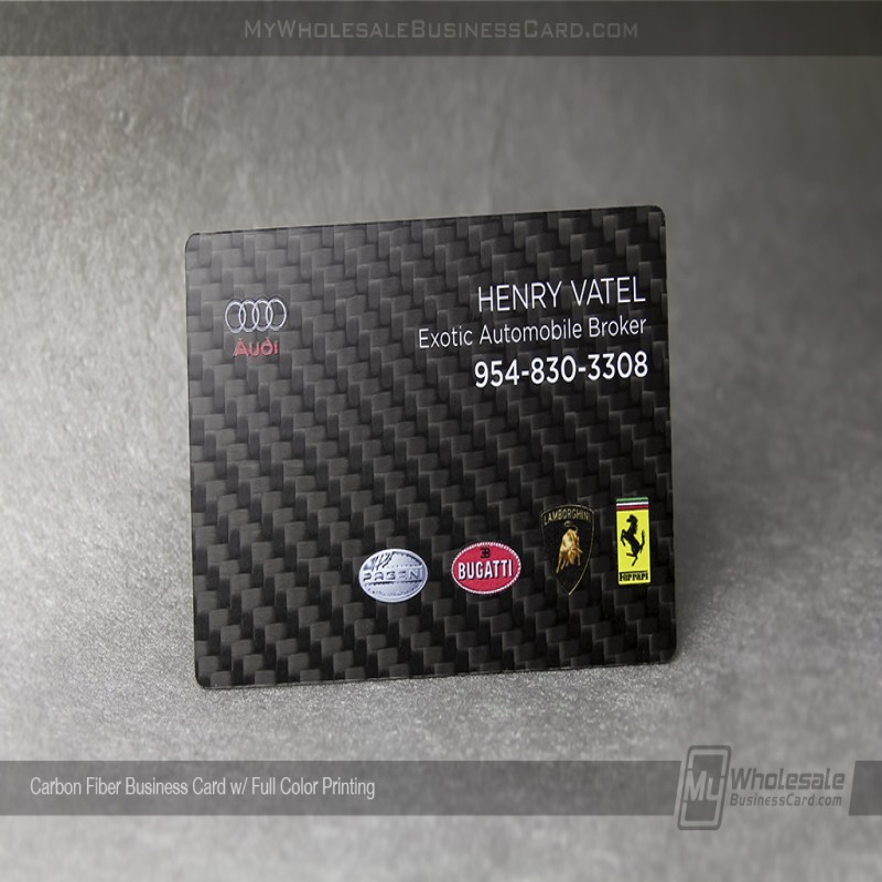 Carbon Fiber Business Cards