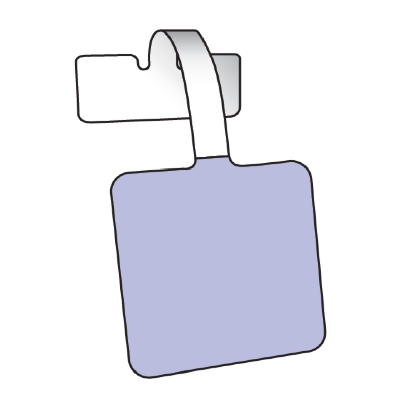 14pt gloss Shelf Dangler - WOBBLER
