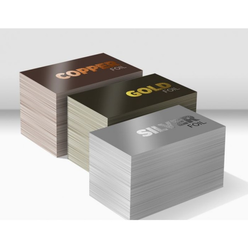 Cartes d'affaires laminées matt