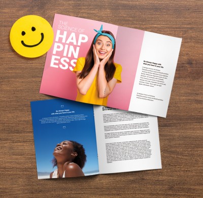 Booklets 8.5” x 5.5” 80lb Gloss Text