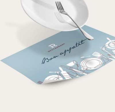 Montreal Custom Paper Placemat Printing 