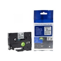 Compatible TZ221-Brother TZ-221 NOIR / BLANC 9 mm_1