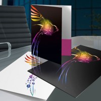 Pochettes corporatives avec feuille métallique_1