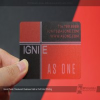 Quick Translucent Plastic Business Cards_1