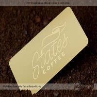 Brass Finish Metal Business Cards_1