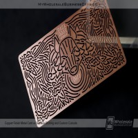 Copper Finish Metal Business Cards_2