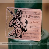 Copper Finish Metal Business Cards_5