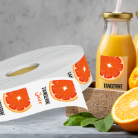 Les étiquettes ou autocollants polypropylène adhésifs en rouleaux - Bopp _1